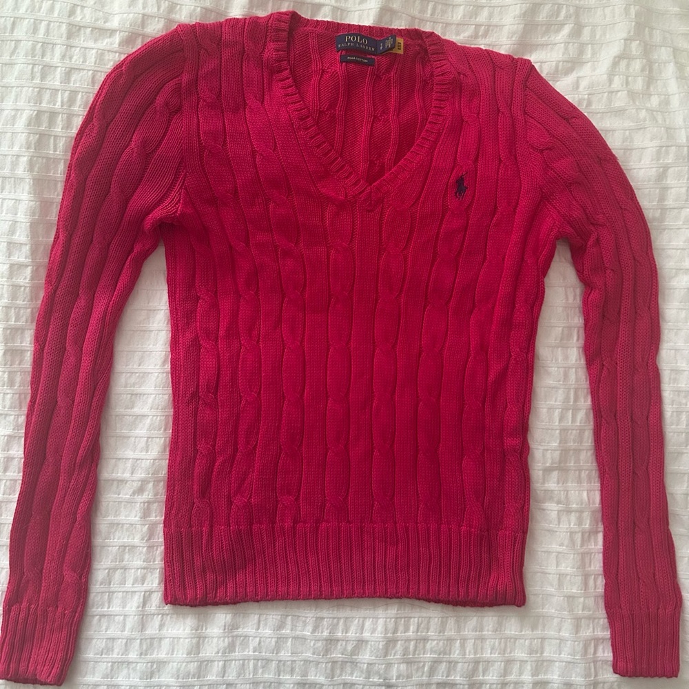 Pink Ralph Lauren sweater